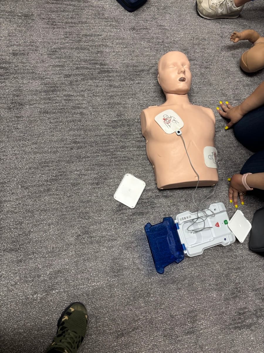 CPR training class