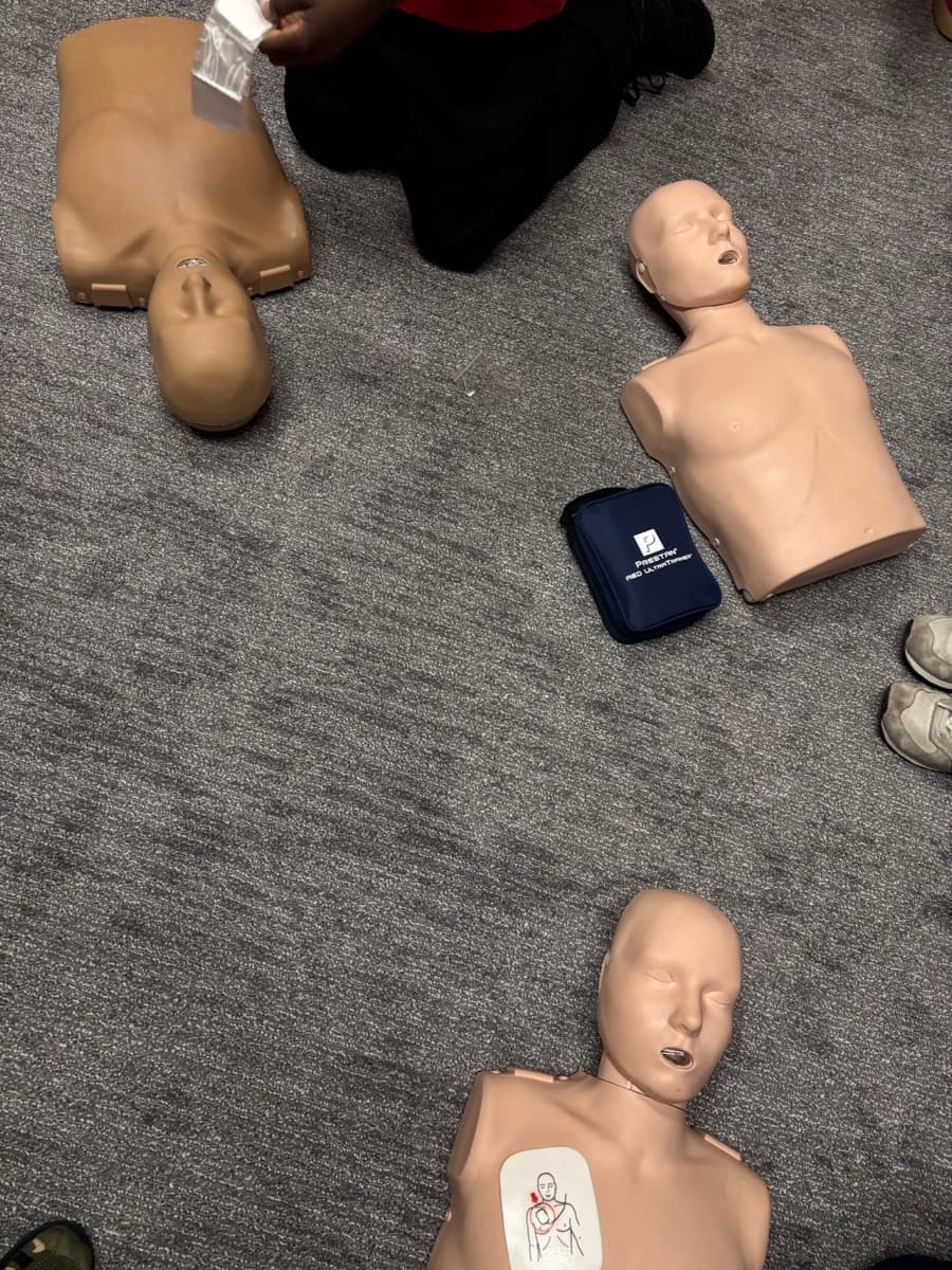 CPR training class
