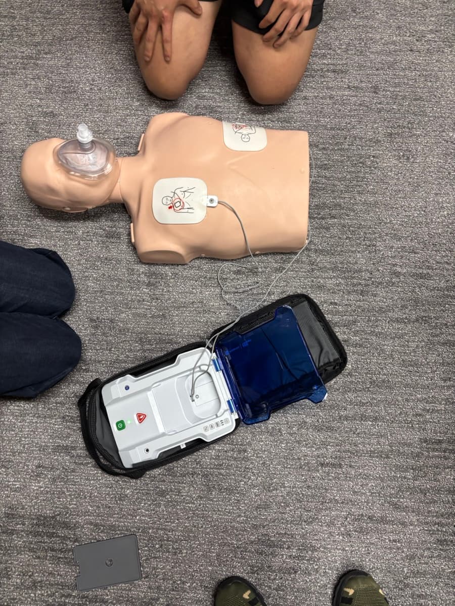 CPR training class